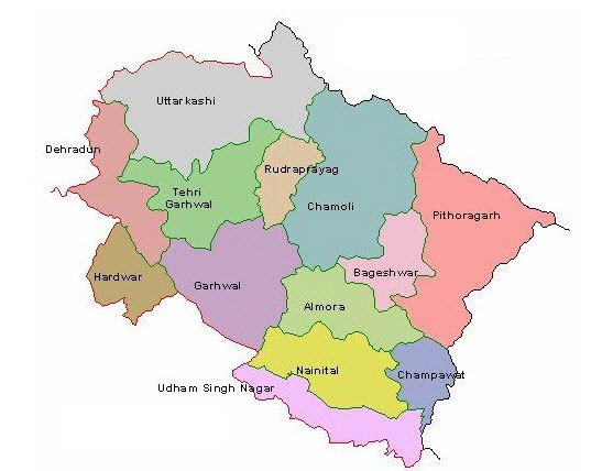 Uttarakhand District Map - www.sidculindustries.com Uttarakhand District Map - www.sidculindustries.com